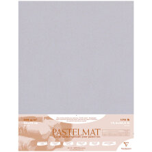 Бумага для пастели, 5л., 500*700мм Clairefontaine "Pastelmat", 360г/м2, бархат, темно-серый