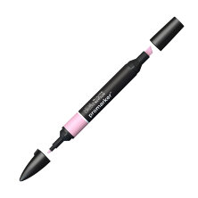 Маркер художественный двухсторонний Winsor&Newton "Pro", пулевидный/скошенный, 2мм/7мм, розовая гвоздика