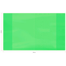Обложка 210*350 для дневников и тетрадей, Greenwich Line, ПВХ 180мкм, "Neon Star", зеленый, ШК