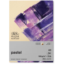 Альбом для пастели, карандаша, угля, 24л.(6цв.*4л), 420*300мм Winsor&Newton, разноцветные листы, 160г/м2
